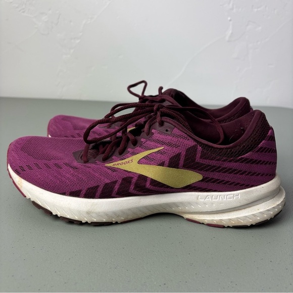 Brooks Launch 6 Women's Running Athletic Shoes Size 9 Fuschia Purple/Pink - Picture 4 of 10